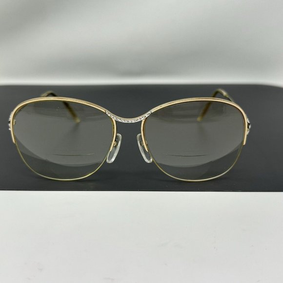 Logo Paris 12 644 000 Vintage Gold EYEGLASSES FRAMES 54 [] 15 125 Germany - Picture 1 of 16